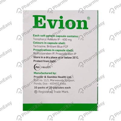 Elvitamin 400mg Strip Of 10 Capsules