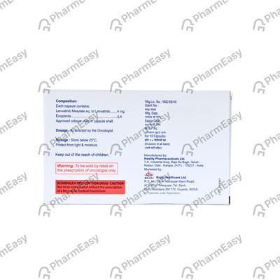Lenvajaj 4mg Strip Of 10 Capsules