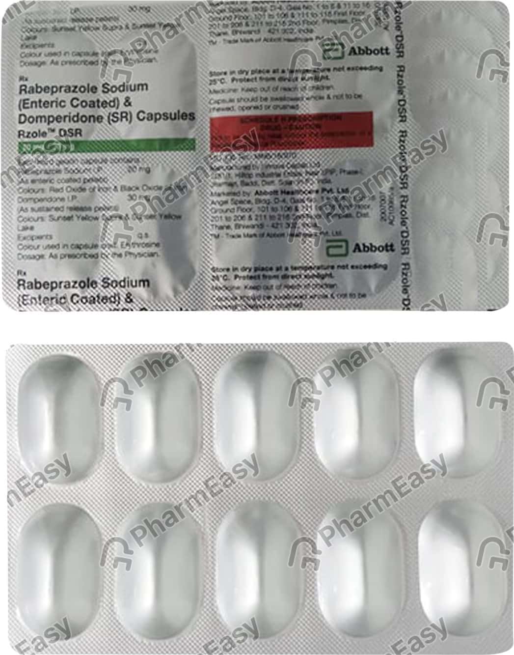 R Zole Dsr Strip Of 10 Capsules Uses, Side Effects, Price & Dosage