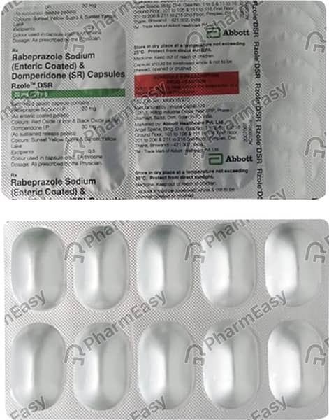 आर ज़ोल डीएसआर की स्ट्रिप 10 कैप्सूल्स