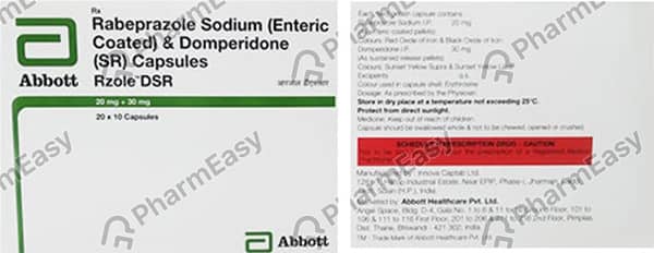 आर ज़ोल डीएसआर की स्ट्रिप 10 कैप्सूल्स