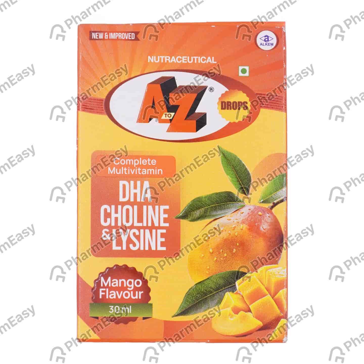 A To Z Complete Multivitamin Mango Flavour Bottle Of 30ml Oral Drops