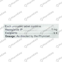 Reepag 1mg Strip Of 10 Tablets