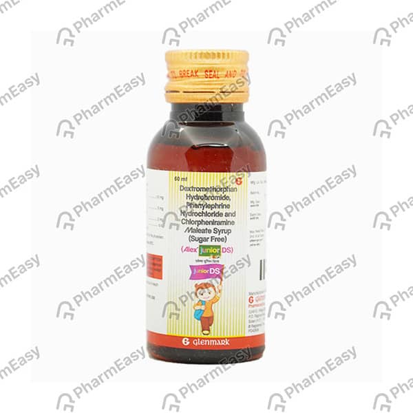 Alex Junior Ds Sugar Free Bottle Of 60ml Syrup