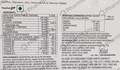 Hepalup Dn Strip Of 10 Tablets