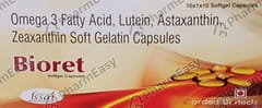 BIORET STRIP OF 10 CAPSULES