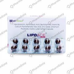 LIPOACE STRIP OF 10 SOFTGEL CAPSULES