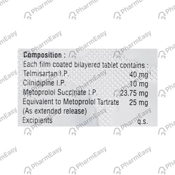 Telma Lnb 25mg Strip Of 10 Tablets
