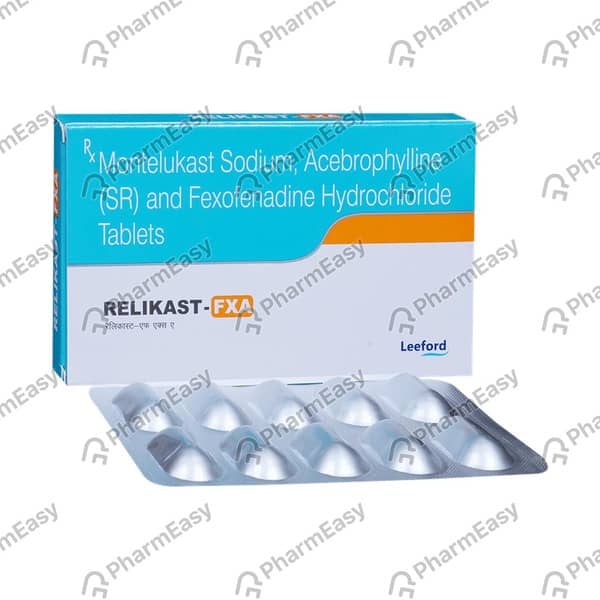 Relikast Fxa Strip Of 10 Tablets