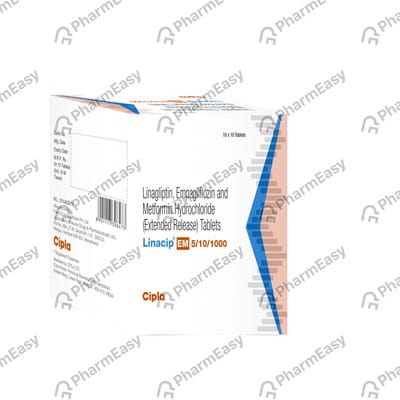 Linacip Em 5/10/1000mg Strip Of 10 Tablets