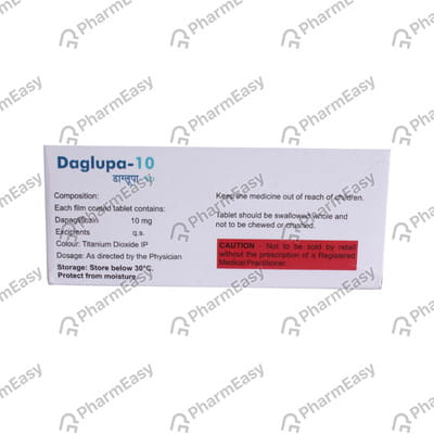 Daglupa 10mg Strip Of 10 Tablets