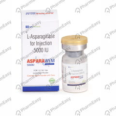 ASPARAWEM 5000IU DRY VIAL OF 1 POWDER FOR INJECTION