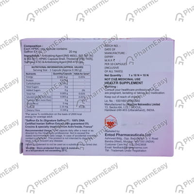 Macusaff Strip Of 10 Capsules