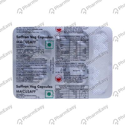 Macusaff Strip Of 10 Capsules