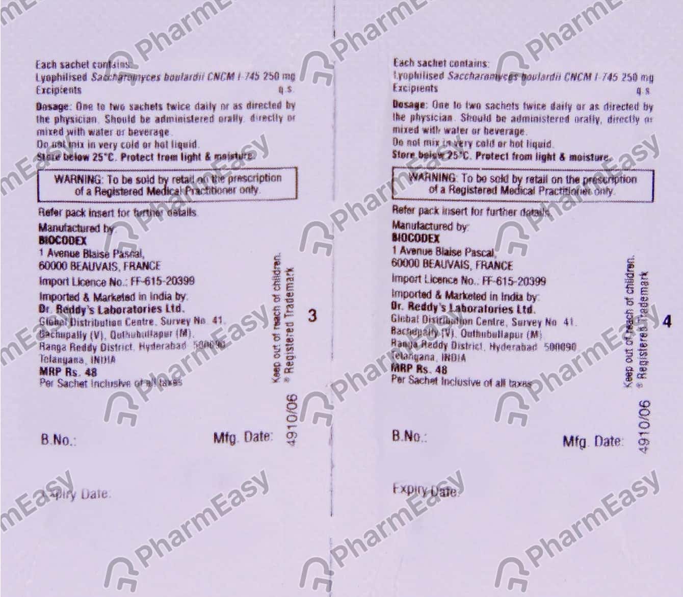 Econorm 250 MG Oral Powder (1) Uses, Side Effects, Price & Dosage