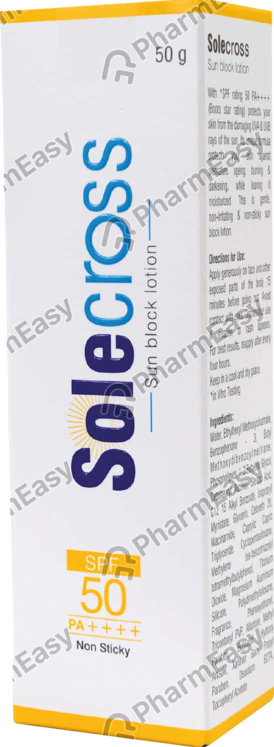 solecross sunscreen lotion