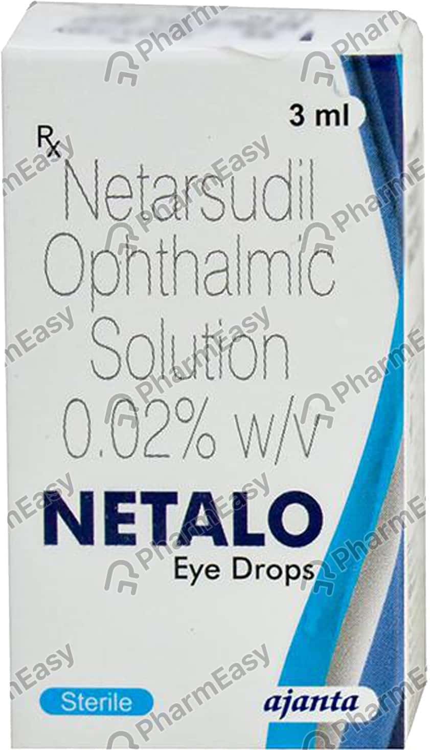 Netalo 0.028 W/V Eye Drop (3) Uses, Side Effects, Price & Dosage