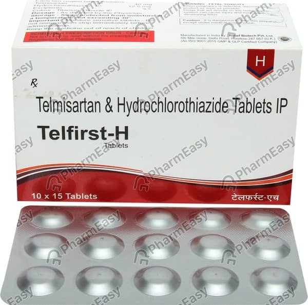 Telfirst H 40/12.5Mg Strip Of 15 Tablets