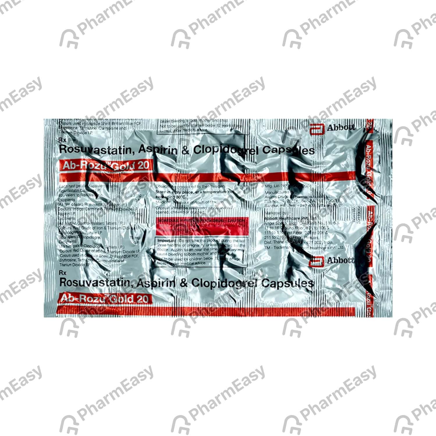 Ab Rozu 20 Ab Rozu Gold 20mg Strip Of 10 Capsules: Uses, Side Effects, Price ...