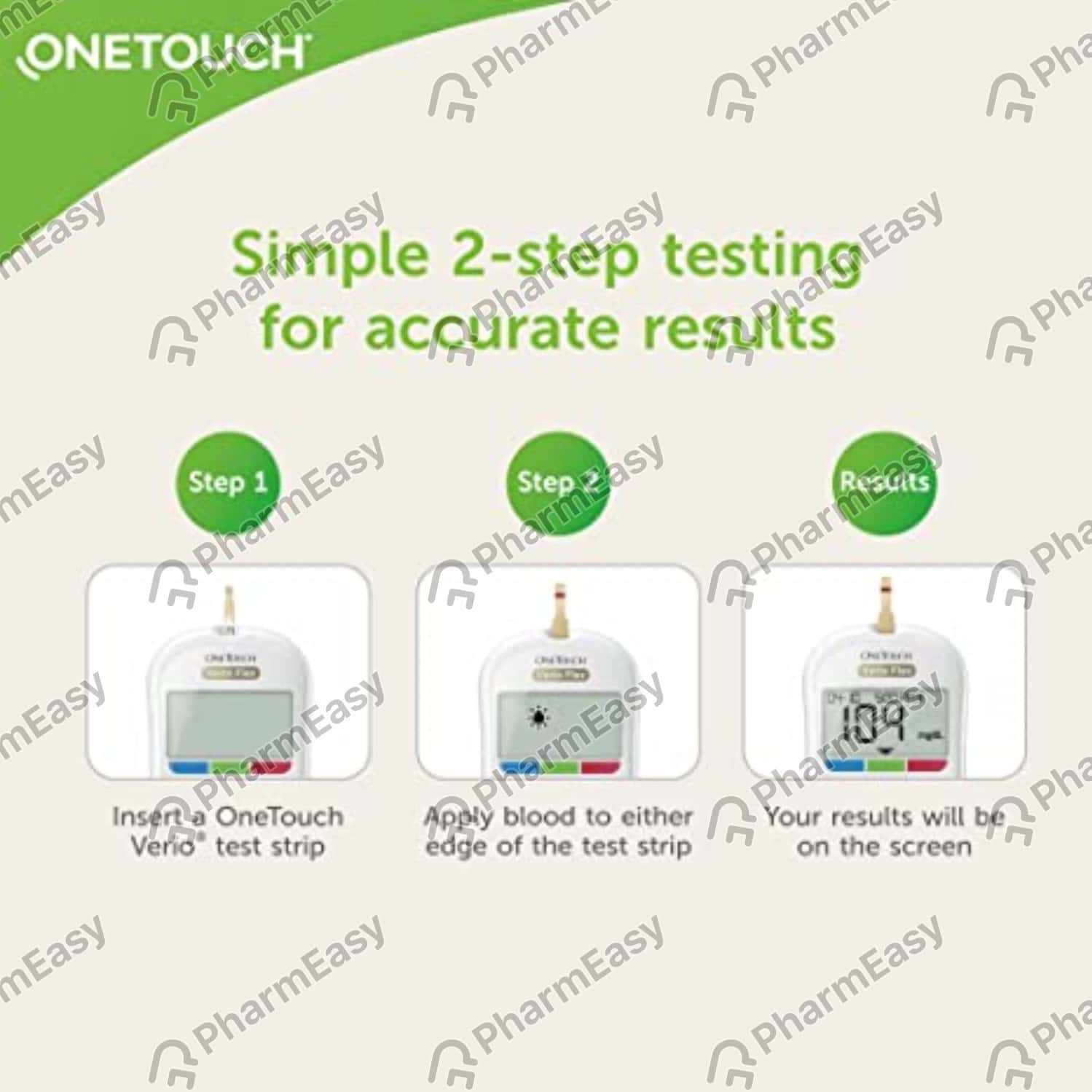 Buy ONE TOUCH VERIO FLEX WITH 50 TEST STRIPS KIT 1 NO'S 1