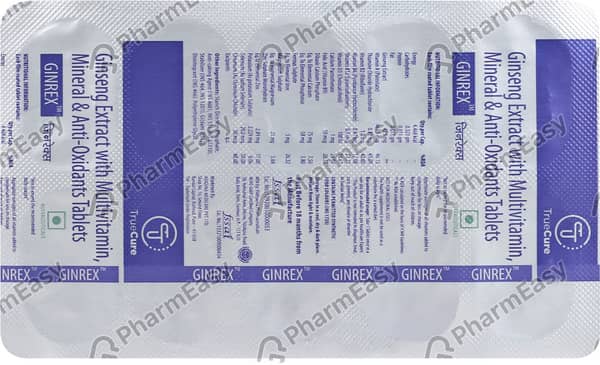 Ginrex Strip Of 10 Tablets