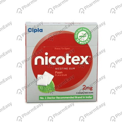 Nicotex Pan 2 Mg Chew Gum 10 No'S