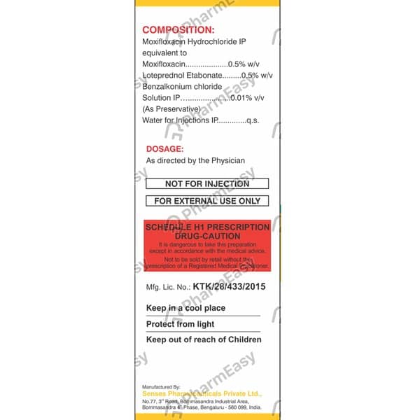 Moforx Bottle Of 5ml Eye Drops