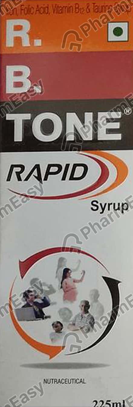R B Tone Rapid Bottle Of 225ml Syrup