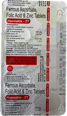 Haematite Zt Strip Of 10 Tablets