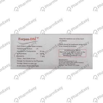 Forpan Dm Strip Of 15 Tablets