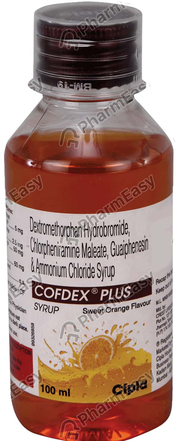 Cofdex Plus Bottle Of 100ml Syrup Uses, Side Effects, Price & Dosage