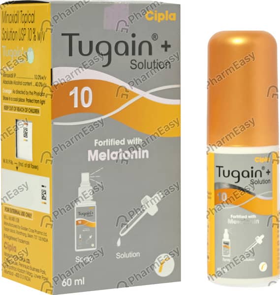 Tugain Plus 10% Bottle Of 60ml Solution