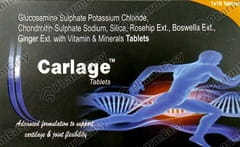 CARLAGE STRIP OF 10 TABLETS