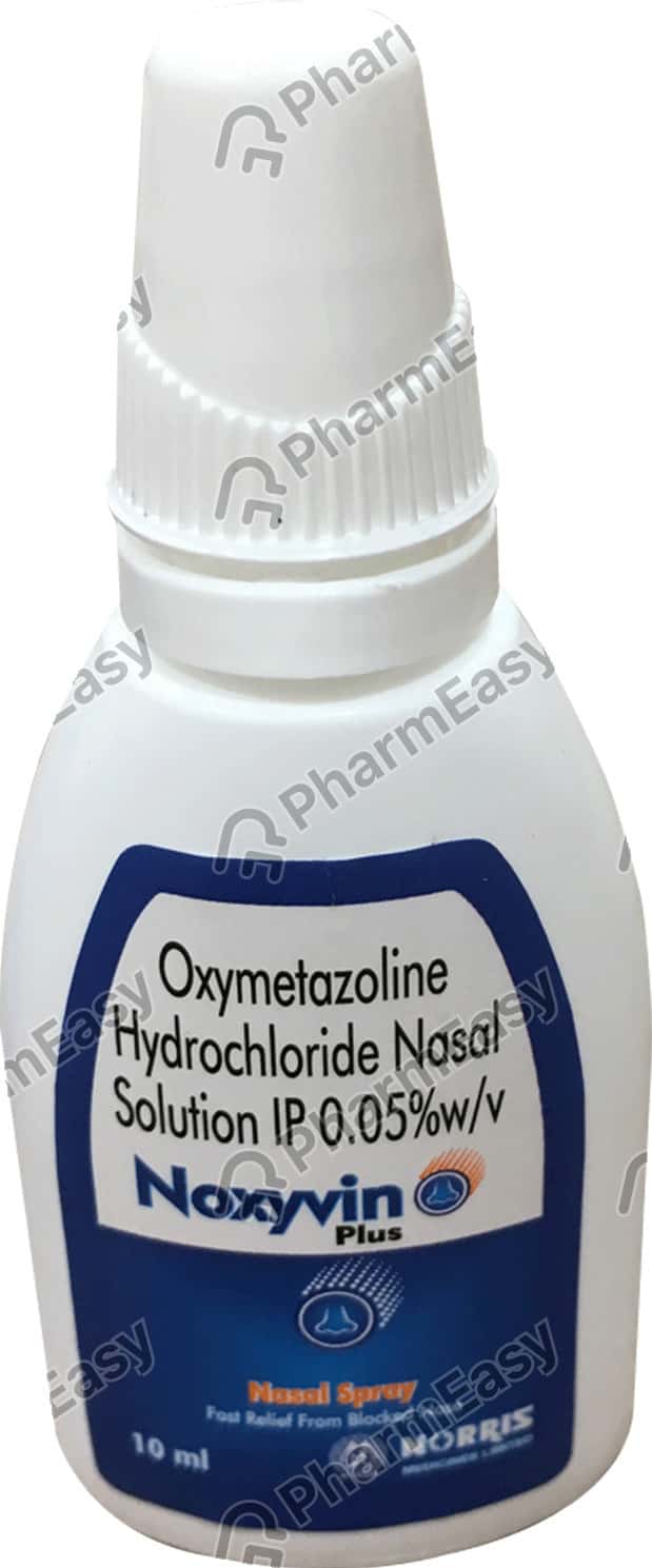 Buy Noxyvin 0.05 %W/V Nasal Solution (10) Online at Flat 15% OFF ...
