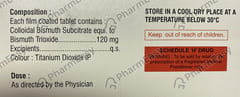 BISGRAM STRIP OF 8 TABLETS