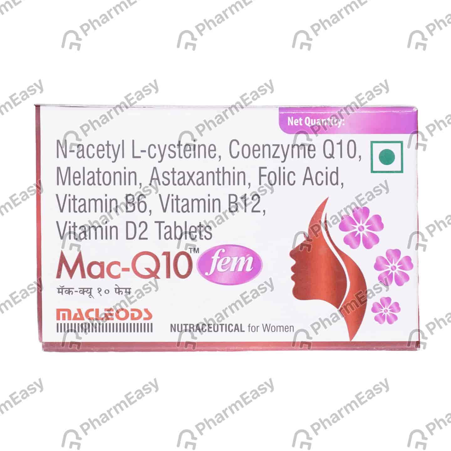 Mac Q10 Fem Strip Of 10 Tablets