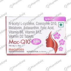 MAC Q10 FEM STRIP OF 10 TABLETS