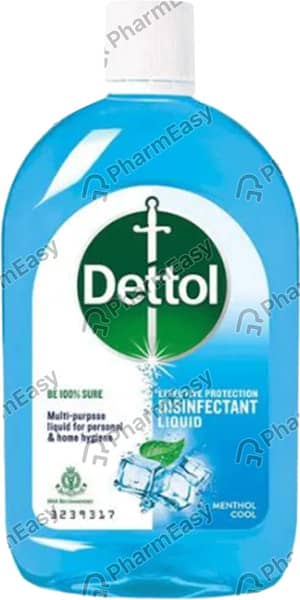 Dettol Blue Hygiene Menthol Cool Liquid 500 Ml