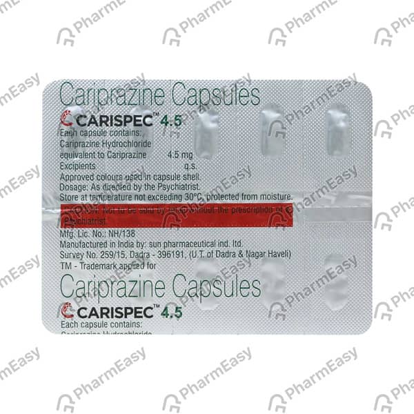 Carispec 4.5Mg Strip Of 10 Capsules