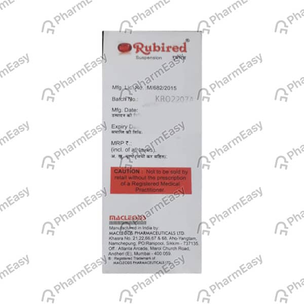 Rubired Bottle Of 200ml Suspension