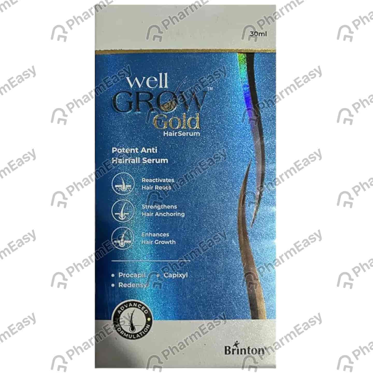 Well Grow Gold Bottle Of 30ml Hair Serum
