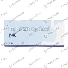 P 40mg Strip Of 10 Tablets