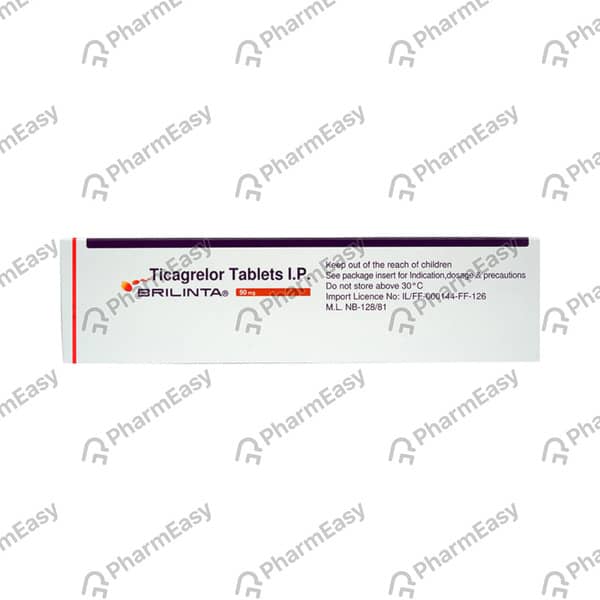 Brilinta 90 Mg Strip Of 10 Tablets