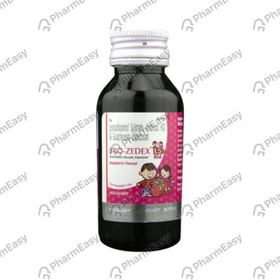 Bro Zedex Ls Junior Raspberry Flavour Bottle Of 60ml Expectorant