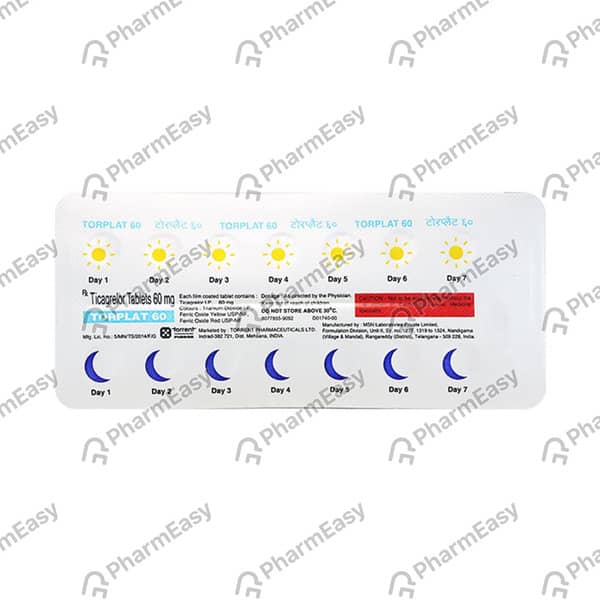 Torplat 60mg Strip Of 14 Tablets
