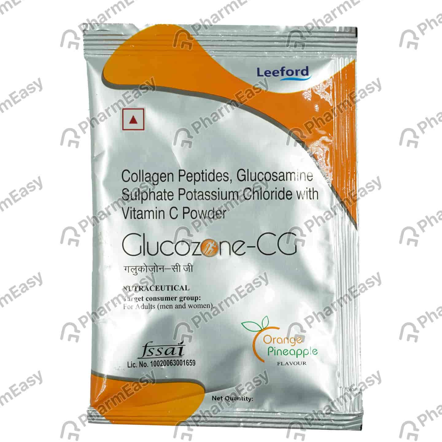 Glucozone Cg Orange Pineapple Flavour Sugar Free Sachet Of 12gm Powder