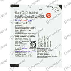 Dailyshine Md Sugar Free Mint Flavour Packet Of 1 Orally Disintegrating Strips