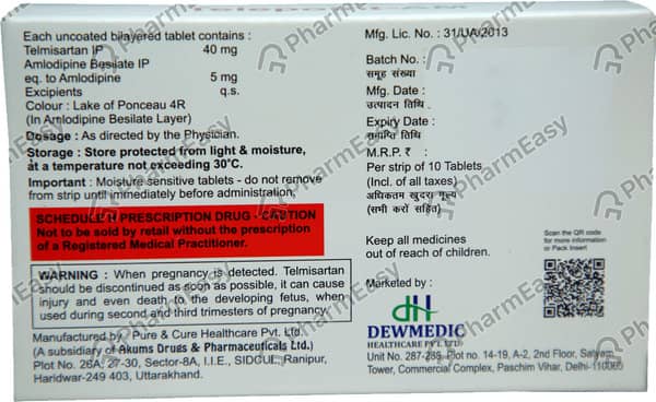 Telepoint Am Strip Of 10 Tablets