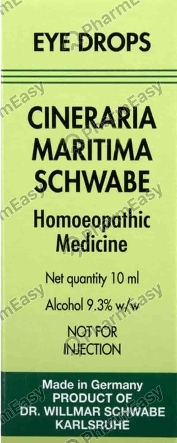 Cineraria Maritima Schwabe Eye Drops 10 Ml