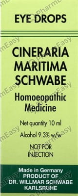 Cineraria Maritima Schwabe Eye Drops 10 Ml